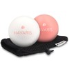Navaris Stretch Balls, Set of 2, Lacrosse Balls Yoga Balls