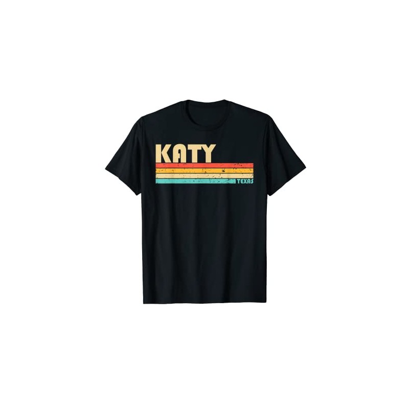 KATY TX Texas Funny City Home Roots Retro 70er 80er