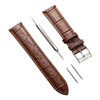 JMW TOKYO Watch Band, 0.8 inch (20 mm), Genuine Leather