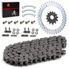 Heavy Duty O-Ring Drive Chain And Drive Sprockets Kit Compatible