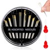 30 Pcs Hand Sewing Needles, Assorted Sizes Embroidery Mending Craft