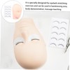 Baluue Eyelash Extension Practice Mannequin Head Model for Makeup Training