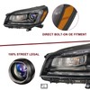 JSBOYAT Halogen Headlight Assembly for 2013-2016 GMC Acadia Projector LED