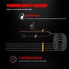 Ampper 4 Lead Wiring Harness for LED Rock Lights, LED