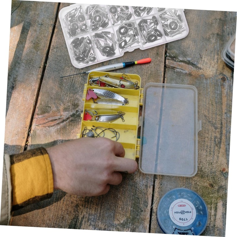 BIUDECO 80pcs Fishing Rod Guide Rings Rod Tips Repair Kit