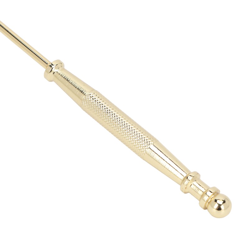 3pcs Candle Snuffer Golden Iron Plating Bell Shaped Long Handle