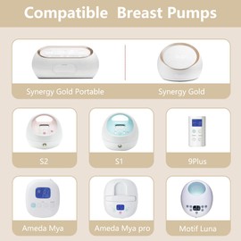 4pack Breast Pump Parts, 2pcs 19mm Flange and 2pcs Duckbill Valves for Spectra/Motif Luna/Amada MYA Breast pumps Parts, for Spectra S2 S1 9 Plus Parts, Replace to Spectra Flange Spectra Duckbill Valve