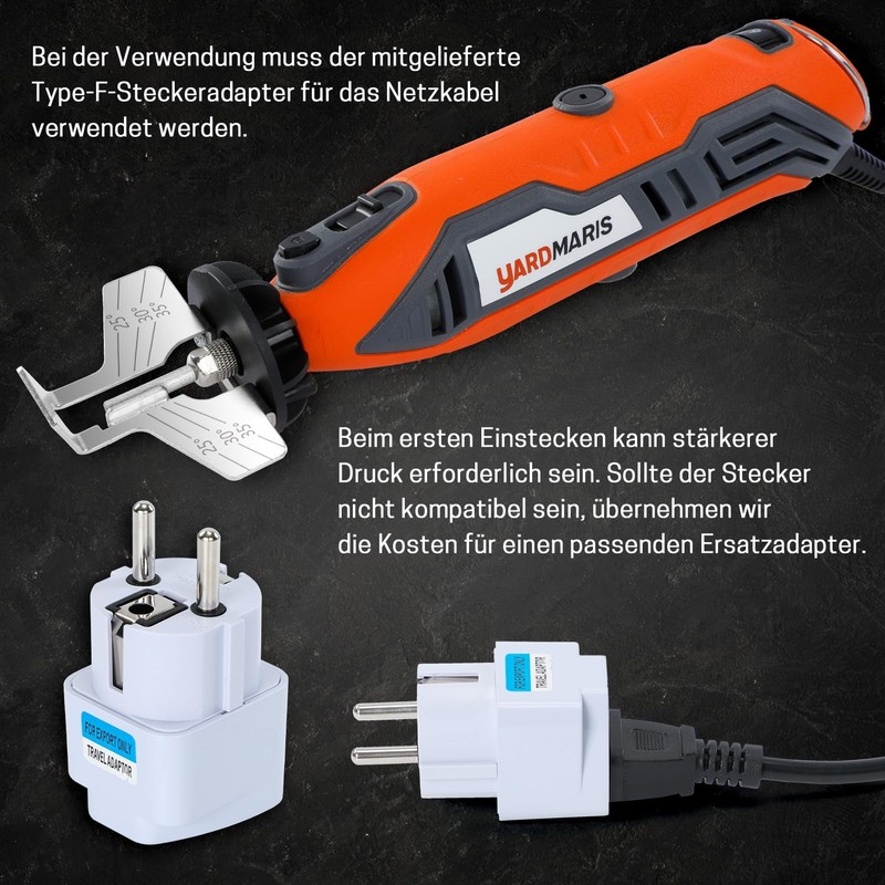 YARDMARIS Electric Chain Sharpener Set with Titanium Coated Diamond Bits,