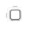 jojofuny 3sets Watch Screen Protector Anti-Scratch Smartwatch Shell Full Access