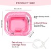 AirSwim Inflatable Shampoo Basin, Portable Shampoo Bowl, Locs Detox Tub