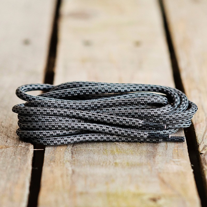 Lakeland Active Grasmoor Walking Boot Laces - Dark Grey-Black -