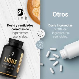 Hongo De Melena De León De 180 Cápsulas. B Life