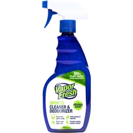 Vapor Fresh Sports Cleaner and Deodorizer - Sports Gear Odor Eliminator, Boxing Glove Deodorizer, Gym Equipment Spray, Natural and Plant Based, 16 Fl Oz (1-Pack)