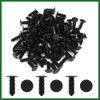 Motoforti 100Pcs 9mm Hole Car Fastener Rivet Retainers Push Pin