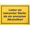 DankeDir! Known Drunk Sign with Saying - Funny Gift for