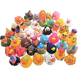 Zugar Land Assorted Colorful Rubber Duckies (2") Ducks Ducky Duck Ducking (12)