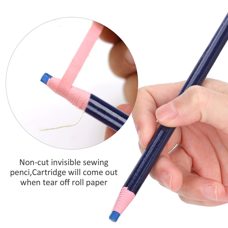 24Pcs Sewing Mark Chalk Pencil Tailor's Marking Tracing Tools Free