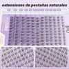 B&Q Flora Pestañas Postizas Naturales Banda Invisible Racimos 144 pcs