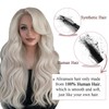 Clip in Hair Extensions Real Human Hair #60 Platinum Blonde