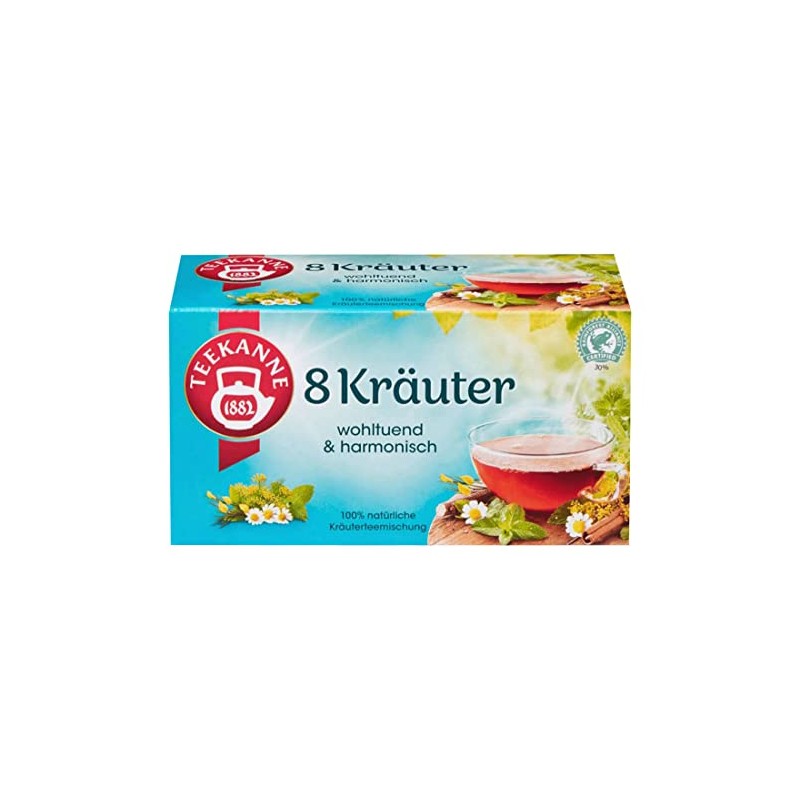 Teekanne - 8 Kraeuter (8 Herbs) Tea Bags 40g (20