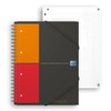 Oxford Meetingbook International A4, kariert, 160 Seiten, mit Gummizugmappe und