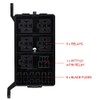 6 Way Fuse Relay Box Holder with 41 Metallic Pins