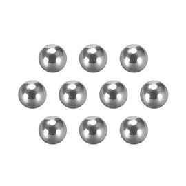 sourcing map 10pcs of Premium 304 Stainless Steel Ball Bearings, 3.175 mm, G5