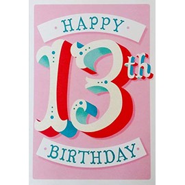 Greeting Card Happy 13th Birthday for Her Girl - World's Newest Teenager and Definitely One of the Best