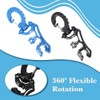 POFET 2 PCS Diving Double Hose Holder with Clip, Diving