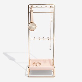 Stackers Gold & Pink Jewellery Display Stand with Scoop