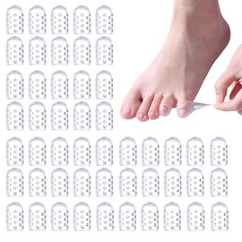 Descubre el confort de Gelasgo con este pack de 50 pcs fundas protectoras de Silicona Transpirable que eliminan la presión de uñas encarnadas, callos y durezas, ampollas