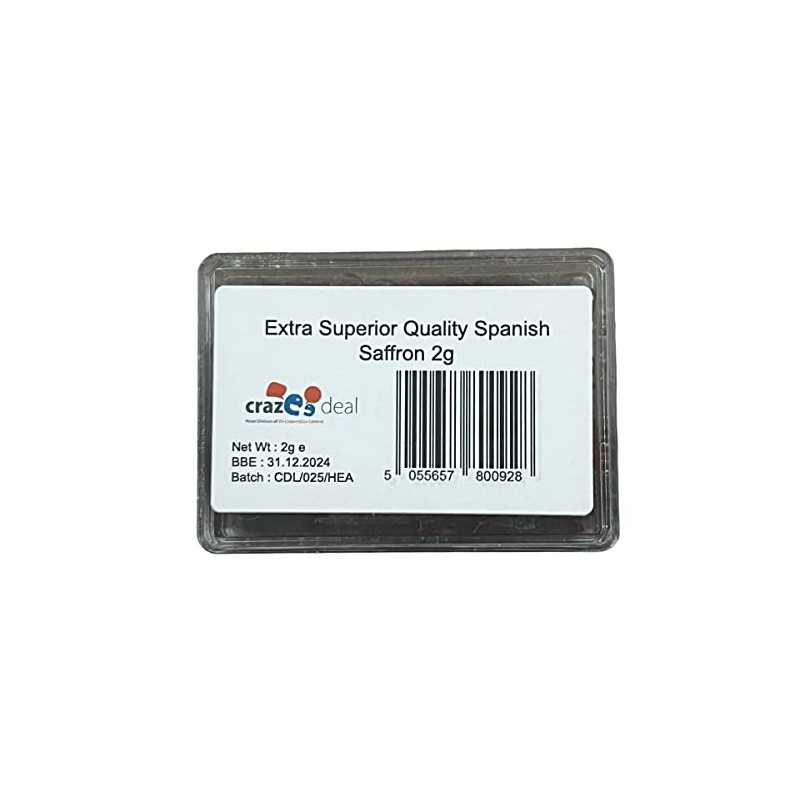 Crazee Deal | Extra Superior Pure Spanish Saffron Strands 2g