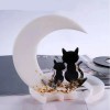 Molde De Silicona Para Resina Epoxi En Forma De Luna,