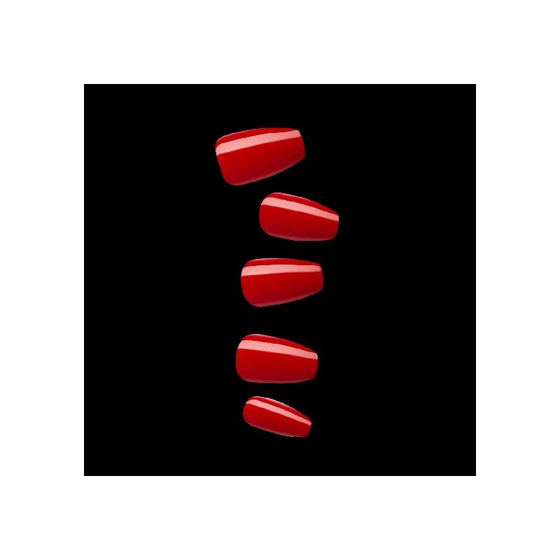 Kiss Impress Color Press-On Nails Coffin Reddy or Not