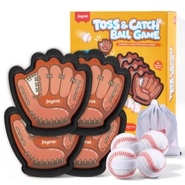 JoyCat Toss and Catch Ball Game for Kids, 4-Pack Sticky Catching Ball Set