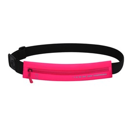 Slim Running Belt Fanny Pack for Men Women, Phone Holder for Running Water Resiatant Adjustable Waist Reflective Running Accessories for Sport, Money Belt Keys Belt (Pink)