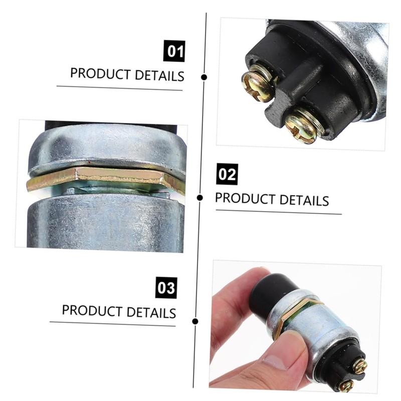 BUGUUYO Push Button Car Horn Switch Starter Button for Cars