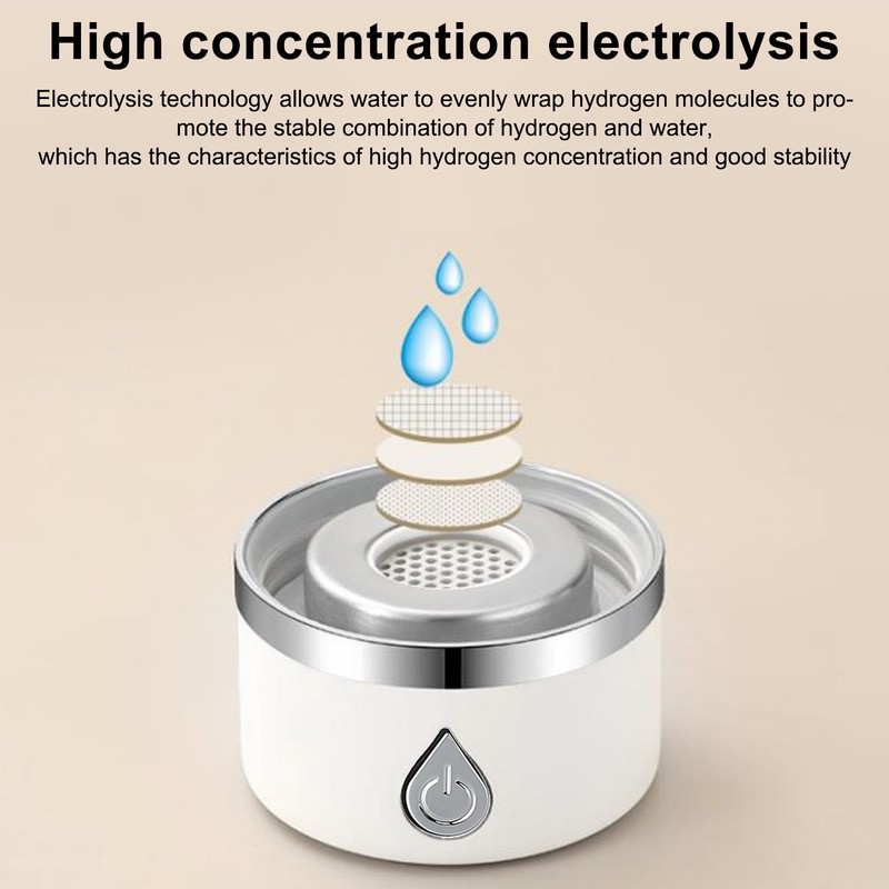 420ml Hydrogen Rich Water Bottle Rechargeable Healthy Portable Hydrogen Water