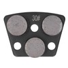 3Pcs Diamond Grinding Shoes Trapezoid Concrete Floor Cutting 3 Cylinder