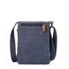 Troop London TRP0243L Classic Canvas Across Body Bag Charcoal