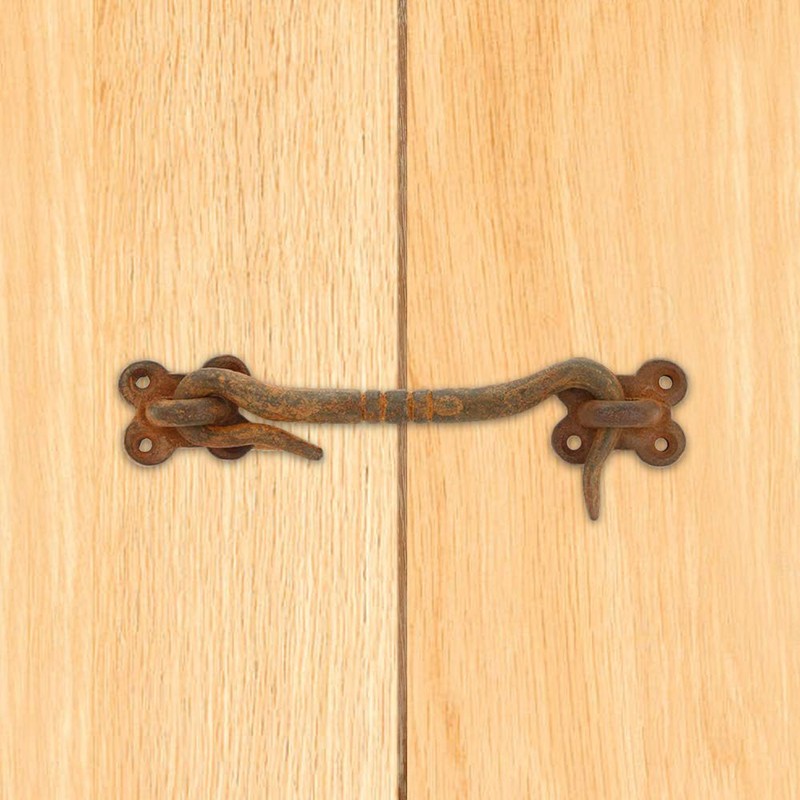 A29 Cabin Hook, 4 Inches Iron Eye Latches Cabin Door