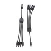 One Pair Solar Panel Adapter Y Branch 1 to 4