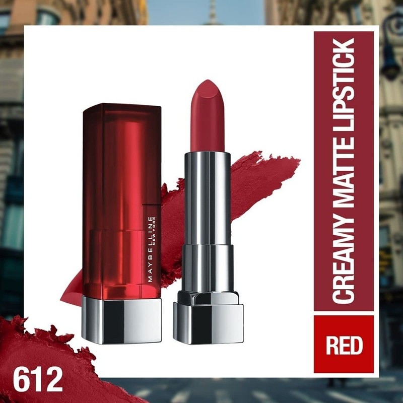 MAYBELLINE Color Sensational Lipstick N Matte Lipstick 612 0.1 oz