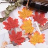 Fake Fall Leaves, 8cm/3.15inch Autumn Leaves, Fall Party Decorations, Maple