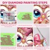 MEIYUDA Owl Diamond Painting Hanging Kit, 5D Owl Diamond Art