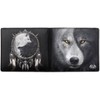 Wolf CHI - Bi-Fold Simulated Soft Leather Wallet -Black