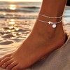 JUTOLOKA Gold Cross Ankle Bracelets for Women | Anklets for
