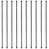Sidasu 10-Pack 44" x 1/2" Wrought Iron Balusters for Stairs,