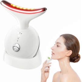 Siaca 7 in 1 Face Massager Tool, Red Light Therapy for Face and Neck, Portable Face...