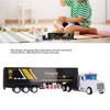 Container Truck Toy High Simulation Extended Carriage Container Trailer Model
